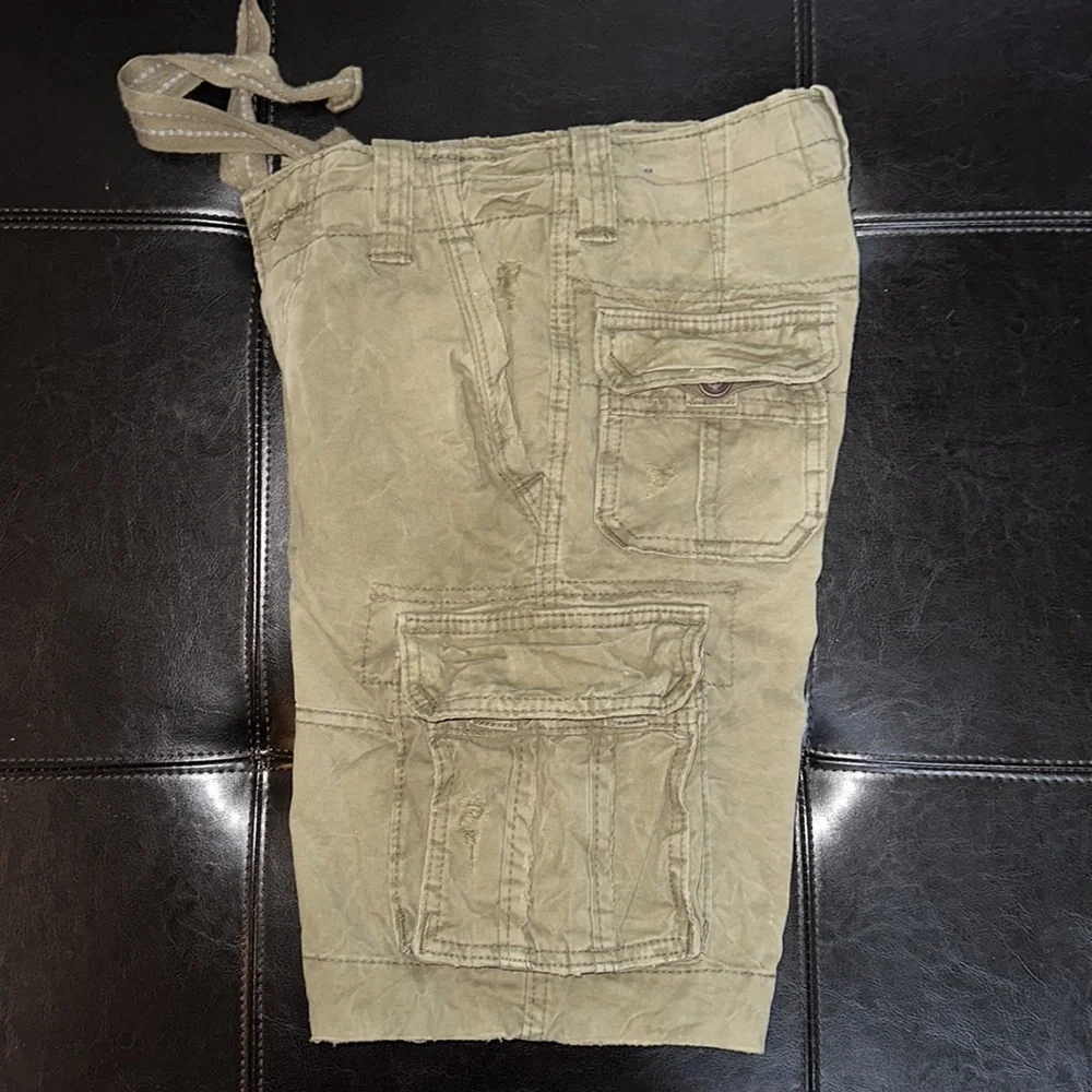 Abercrombie button fly drawstring cargo 10 NWT - Picture 7 of 12